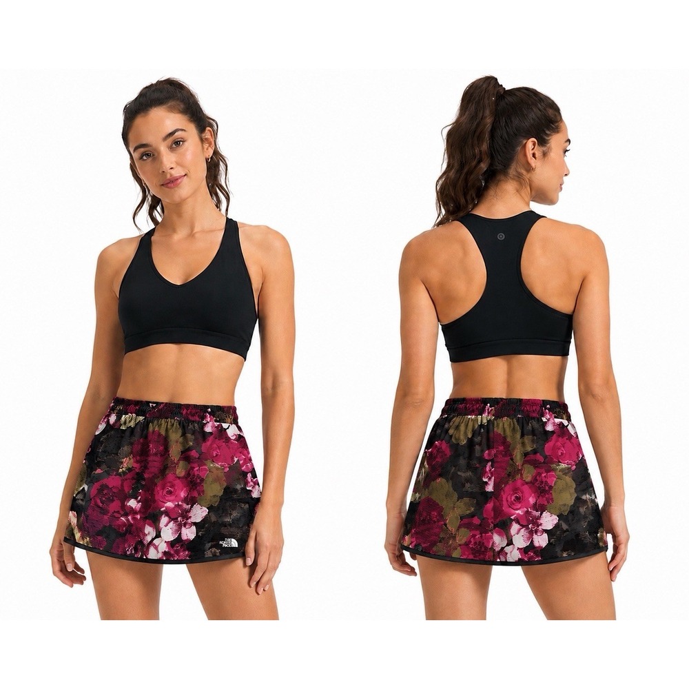 The North Face Womens Medium Athletic Training Running Flash Dry Skirt Short Xl